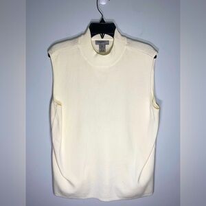 Designers Originals Ivory Sleeveless Sweater